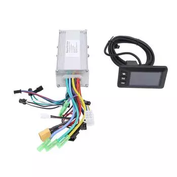 36 В 48 В 60 В 1000 Вт 38 А 3-режимный контроллер синусоидальной волны с ЖК-дисплеем Электрический велосипед Бесщеточный двигатель Con