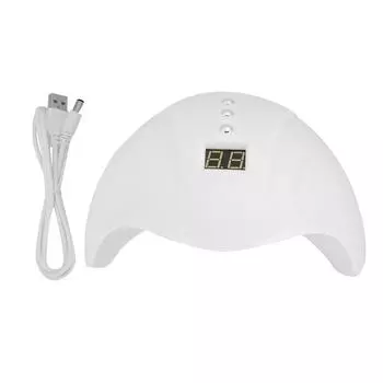 36 Вт светодиодная УФ-лампа для ногтей, сушилка для геля, быстросохнущая машина для дизайна ногтей, белая белый