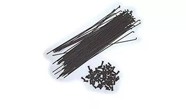 36 звездообразных спиц Star Bright BK Black с ниппелями #14-275 чёрный