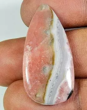 36Cts. Натуральный родохрозит груша кабошон россыпью драгоценный камень 17X35X05MM PP-982