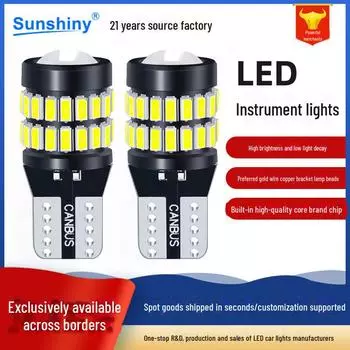36SMD+3014 светодиодная T10 автомобильная лампочка для указателя номерного знака White Light