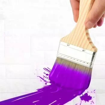 36x плоских кистей для нанесения краски 1 дюйм 24 мм для клея, лака, мебели, стен, наружных украшений, набор из 36 штук