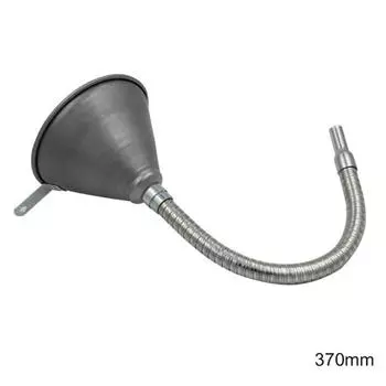 370 мм 630 мм Мотоцикл Автомобиль Масло Бензин Заполнение Гибкий Шланг Металлическая Воронка 1