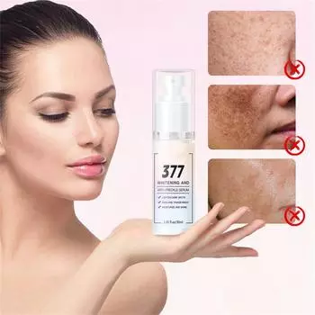 377 Niacinamide Whitening Serum Liquid Устраняет желтизну, осветляет мелкие морщины, бережный уход за кожей, многомерная отбеливающая сыворотка 30 мл One Size
