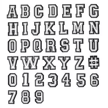 37 комплектов подвесок с буквами для украшения обуви сабо, цифры 0–9 #, символы алфавита ABC-Z 37pcs