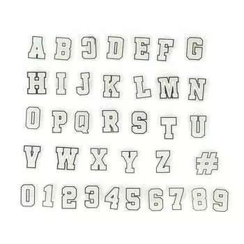 37 шт. светящиеся украшения для обуви с отверстиями, буквы алфавита, цифры, сандалии, аксессуары для одежды