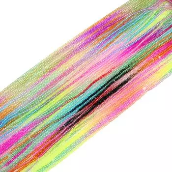 37 см/пакет стеклянные бусины градиентного цвета 3 мм для изготовления ювелирных изделий DIY браслет ожерелье about 37cm