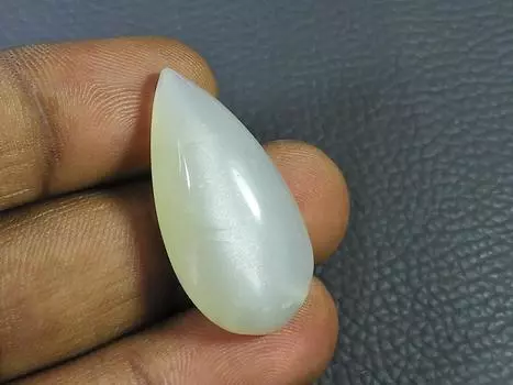 37Cts. Натуральный лунный камень груша кабошон россыпью драгоценный камень 17X34MM SK-2434