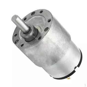 37GB-520 Мотор с высоким редуктором, 12 В постоянного тока, серебристый, 960 об/мин