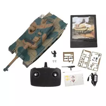 3808?1 124 T90 2.4GHz радиоуправляемый военный боевой основной танк электронная модель транспортного средства