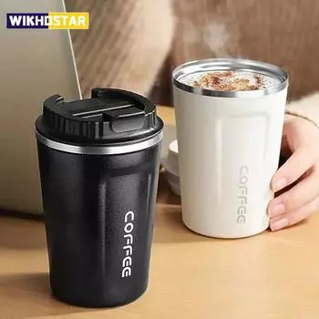 380 мл портативная дорожная кофейная чашка из нержавеющей стали, герметичная термос-кружка, термос, изолированные чашки, горячая распродажа