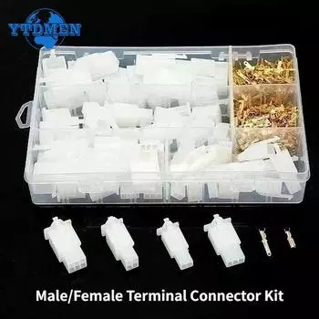 380 шт. 2,8 мм разъем 2P 3P 4P 5P 6P штырьковый автомобильный электрический провод разъемы мужской женский кабельный терминал для мотоцикла автомобиля