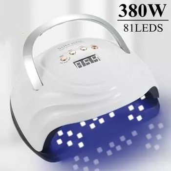 380 Вт Сушилка для ногтей SUNX27 MAX Лампа для ногтей УФ-светодиодная лампа для маникюра гель-лак сушка машина для нейл-арта US белый