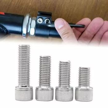 380шт M3 винты с шестигранной головкой под торцевой ключ, болты, гайки, набор из нержавеющей стали