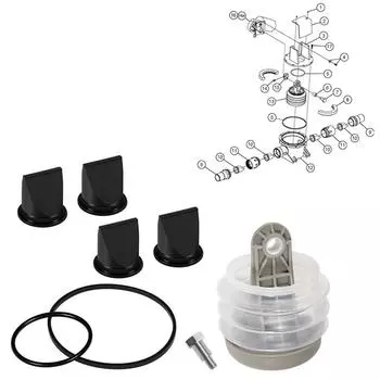 385310151 4 клапана «утконос» для пластика Dometic S