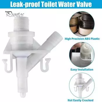 385311641 Комплект водяного клапана, пластиковые детали клапана для унитаза на автодоме, замена водяного клапана для унитазов со смывом с педалью серии 300, 310, 320 1 Set