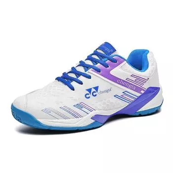 38-44 Молодежная Взрослая Амортизирующая Противоскользящая Дышащая Обувь Для Бадминтона Теннисная Обувь Для Настольного Тенниса Спортивная Обувь 38 чёрный