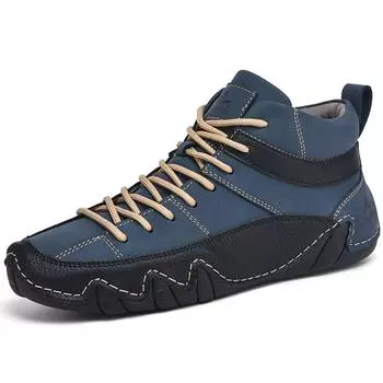 38-48 6 цветов мужские ретро ботильоны повседневная обувь повседневная обувь больших размеров легкая обувь ботильоны 38 белый