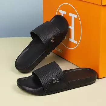 38-49 мужские тапочки для ванной комнаты противоскользящие домашние тапочки для мальчиков модные мужские летние тапочки уличные пляжные туфли бесплатная доставка 39 коричневый