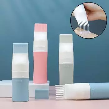 38/60/80 мл пустая силиконовая краска для волос, многоразовая бутылка-аппликатор, расческа, дорожная бутылка, лосьон, сжимаемый тюбик, инструмент для укладки волос в салоне