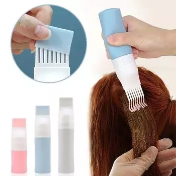 38/60/80 мл пустые бутылки с аппликатором для краски для волос, пластиковые бутылки с шампунем для окрашивания, масляная расческа, щетка для укладки, инструмент для окраски волос, инструменты для волос