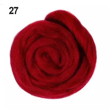38 цветов DIY Felting шерстяное волокно войлочная ткань набор для валяния игрушки войлочное ремесло ручная работа 5 г/10 г/20 г/50 г 27-5g