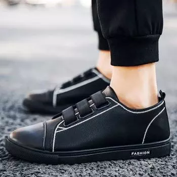 38 маленький размер большой размер мужская обувь весна популярная мужская студенческая обувь мужская ленивая обувь обувь для скейтбординга эластичная повседневная обувь 38