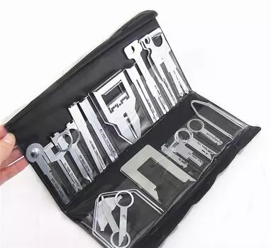 38 шт. / набор автомобильный CD аудио ключ для разборки инструмент ключ для разборки автомобиля инструмент для разборки автомобиля автомобильные аксессуары чёрный