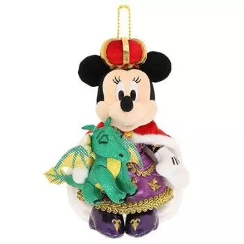 38-я годовщина Диснейленда, Минни (Минни Маус) Плюшевый значок Tokyo Disney Resort Kingdom Treasure