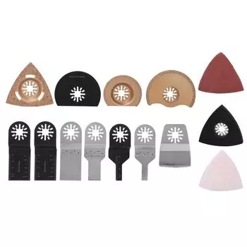 38 шт. Колеблющееся пильное полотно Нержавеющая сталь Высокоуглеродистая сталь для резки дерева пластика