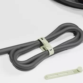 38 шт./компл. силиконовая кабельная стяжка этикетка для записи бирка для наушников телефон шнур питания чёрный