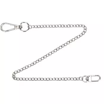 38 см кошелек пояс-цепочка рок-брюки хипстерские брюки брелок с кольцом-зажимом для ключей серебряный