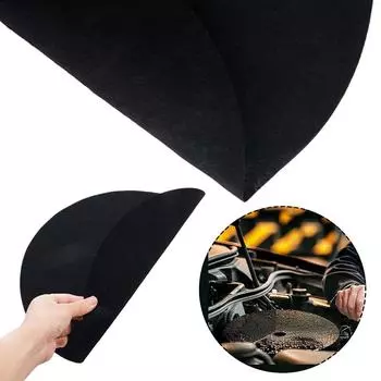 38 см масляная прокладка для слива масла, 2 шт., губчатая прокладка без брызг, круглая прокладка для замены масла в коробке передач, пористый поддон для слива масла J5X1 чёрный