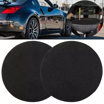 38 см масляный поддон для слива масла, 2 шт., губка без брызг, пористый поддон для слива масла, поддон для трансмиссии автомобиля, круглый, смена G4x7 чёрный