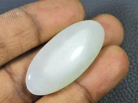 38Cts. Натуральный лунный камень овальный кабошон россыпью драгоценный камень 18X41X9MM SK-2445