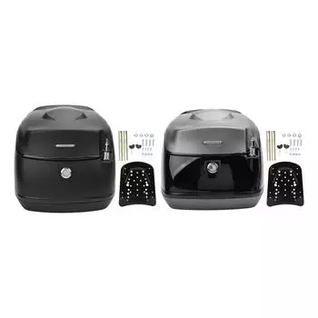 38л верхний кофр для мотоцикла в стиле ретро, водонепроницаемый, высокопрочный, большой емкости, верхний кофр для багажника E Ti Gold