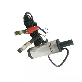 38MM 12V масляный насос электрический из нержавеющей стали герметичный дизельный насос с низким уровнем шума высокоскоростной экстрактор масла конструкция для наружного применения 16.6x9.2x6.9 cm 1