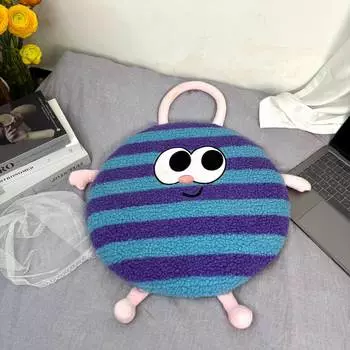 38см Милая Удобная Подушка на Сиденье из Пены с Памятью Мягкая Круглая Подушка для Табурета Подушка для Стула Противоскользящая для Дома, Автомобиля, Офиса 1PCS