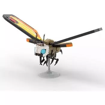 390PCS MOC Godzillaed Mothras Building Blocks Sets Terror Monster Bricks Building Toy Flight Animal Model Bricks для детей Подарки жёлтый