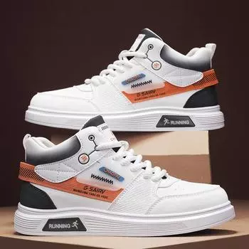 39-44 High Quality Student Luxus Designer Tnis Masculino Boy Shoes Platform Outdoor White Board Shoes for Men Sneakers Casual 39 бежевый