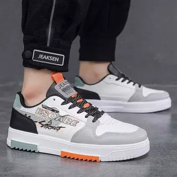 39-44 Модные белые кроссовки для мужчин, кроссовки на повседневной платформе, роскошные дизайнерские теннисные туфли для студентов, мужские кроссовки для мальчиков 39 чёрный