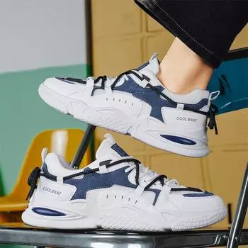 39-44 Новые студенческие кроссовки для активного отдыха Luxus Designer Tnis Masculino для бега Мужская обувь Повседневная обувь для мальчиков Износостойкая платформа 39