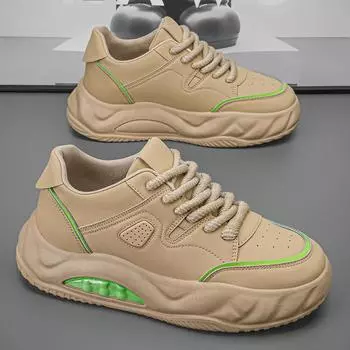 39-44 Simplicity Casual Sneakers for Men s Shoes Luxus Designer Tnis Masculino Platform Running Tennis Shoes for Boy Nonslip 39 хаки