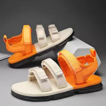 39-44 Summer casual sandals mesh breathable gradual change new wear beach shoes fashion youth cool slippers 39