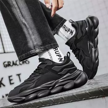 39-44 Summer new men s casual mesh breathable trendy shoes Korean version trendy running sports teen dad shoes 39