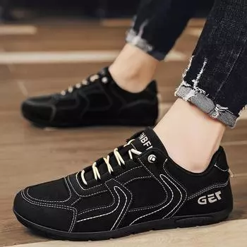 39-44 Высококачественные модные кроссовки для мужчин Обувь Tenis Masculino Luxus Flat Повседневные дизайнерские кроссовки для бега Нескользящие Удобные 39 чёрный