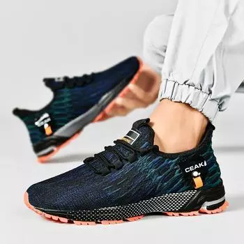 39-46 мужские повседневные кроссовки легкие кроссовки спортивная обувь 39 серый/зелёный