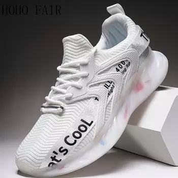 39-48Спортивная обувь унисекс, мягкая подошва из ЭВА, ультралегкая дышащая, нескользящая, износостойкая мужская спортивная обувь, женская спортивная обувь 39 белый