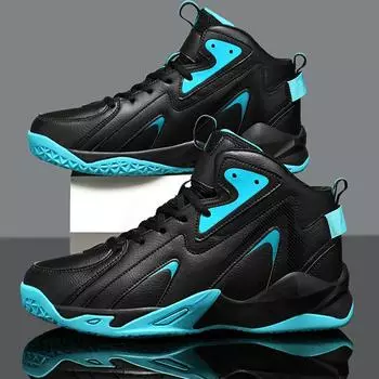 39-50 Большие размеры, осенне-зимние мужские спортивные баскетбольные кроссовки из суперволокна, износостойкие, с высокой резиновой подошвой, противоскользящие мужские спортивные баскетбольные кроссовки 39 белый