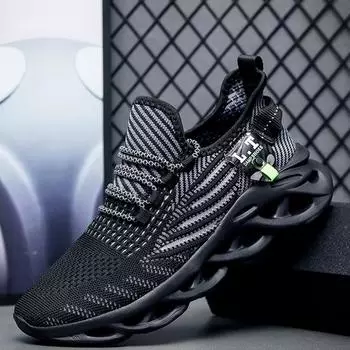 39-50 Мужская спортивная повседневная резиновая мягкая подошва большого размера, супер легкая табуретка, мужская обувь для бега и фитнеса 39 белый